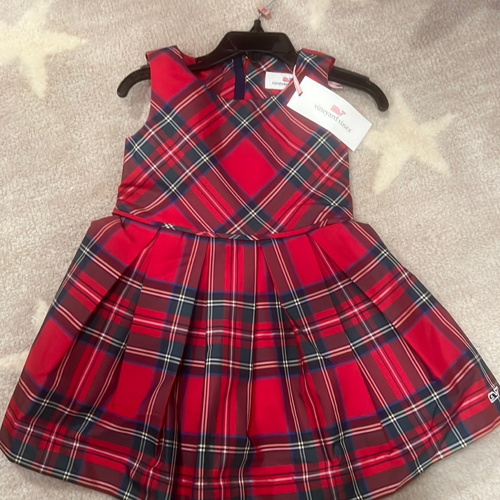 Vineyard Vines 2T NWT holiday tartan dress